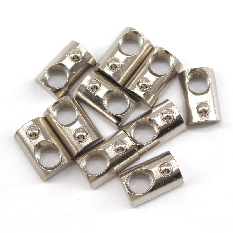 SeeRaphee (30 Pieces)4040 Series M8 Ball Spring T Slot Nuts Carbon Steel Roll In Spring T Sliding Nut for European Standard Aluminum Extrusion Profile - Image 5